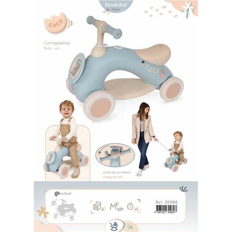 Juguetes Exterior Niños: Correpasillos Decuevas Coco Gris Claro