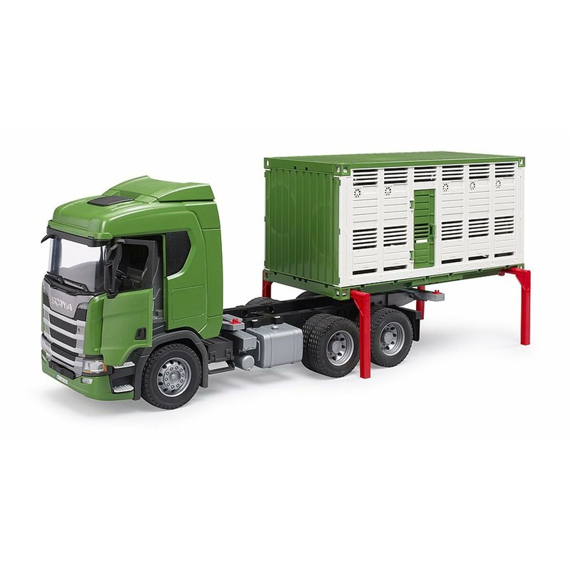 Coches juguete niños: Camión Bruder Scania Super 560R Verde