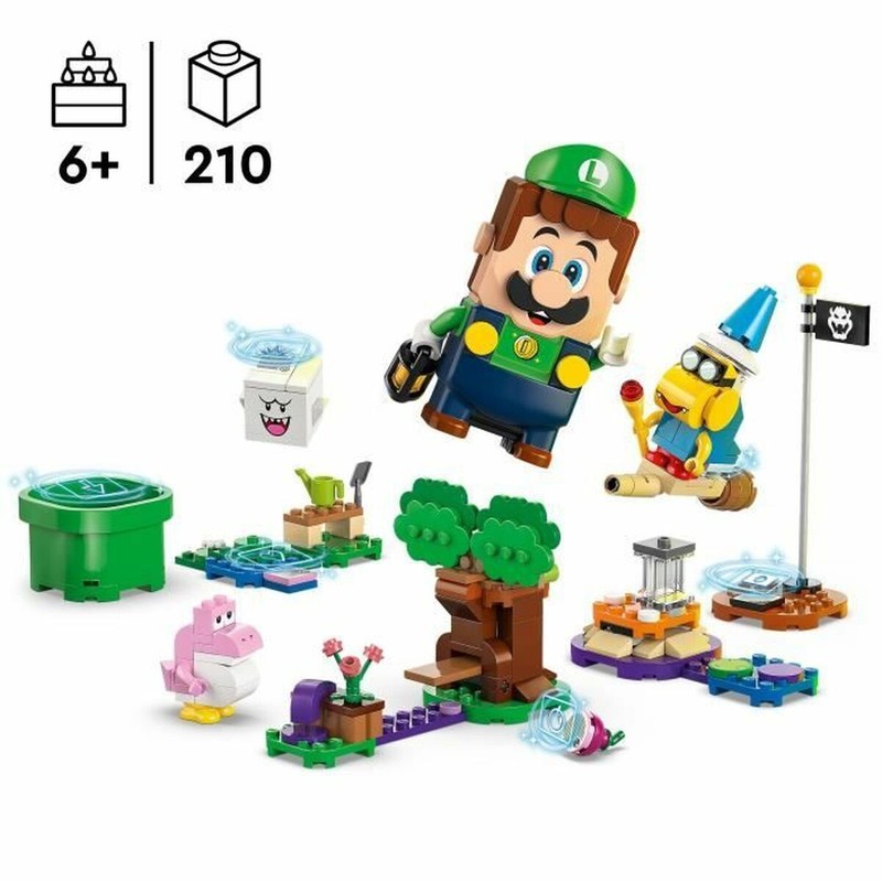 Juguetes Construcción Niños LEGO Super Mario: Aventuras Interactivas con Luigi