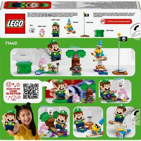 Juguetes Construcción Niños LEGO Super Mario: Aventuras Interactivas con Luigi
