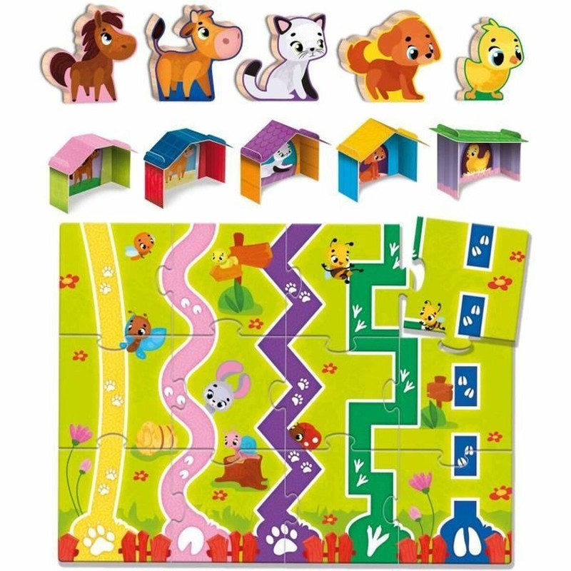 Puzzle Infantil Lisciani Giochi de Madera Montessori