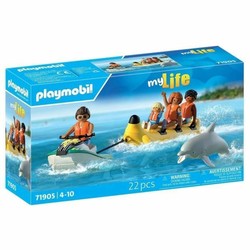 Playmobil vacaciones playa con moto acuática y figuras
