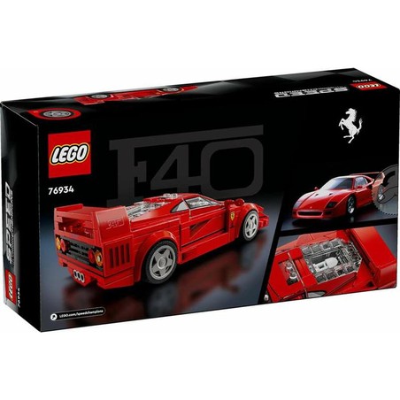 Juguetes Construcción Niños: Set Lego Ferrari F40 76934 Multicolor