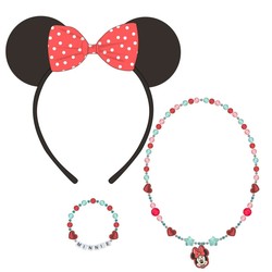 Manualidades Niños: Set Collar y Pulseras Minnie Mouse - Compra online en MegaJuguetes