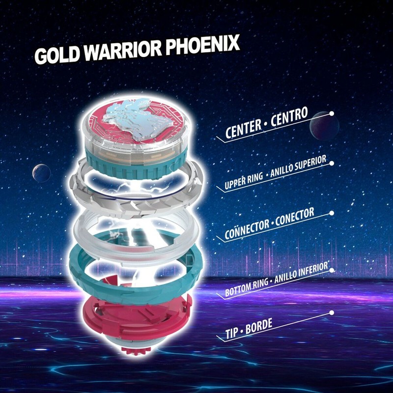 Figuras Acción Niños: Set de Combate Peonza Infinity Nado (4 Unidades)