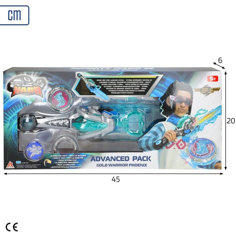 Figuras Acción Niños: Set de Combate Peonza Infinity Nado (4 Unidades)