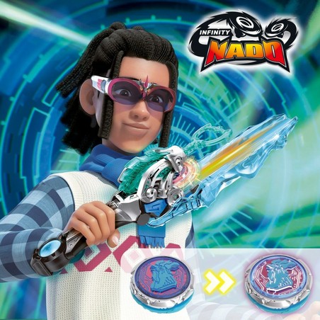 Figuras Acción Niños: Set de Combate Peonza Infinity Nado (4 Unidades)