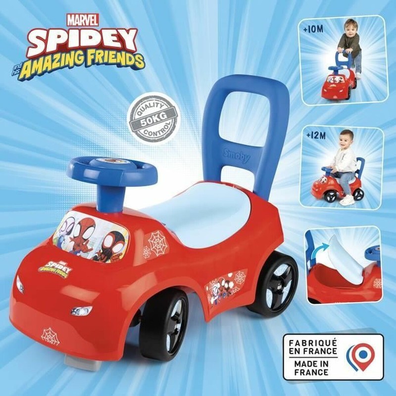 Juguetes Exterior Niños: Correpasillos Smoby Spidey 2 en 1