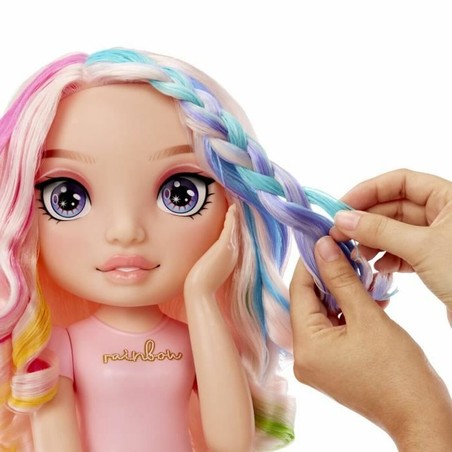 Manualidades Niños: Busto de Peinado Rainbow High Bella