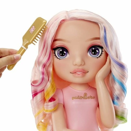 Manualidades Niños: Busto de Peinado Rainbow High Bella