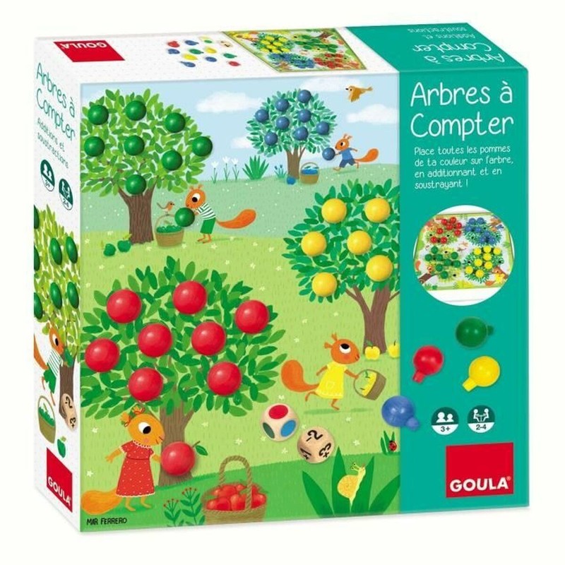 Juegos Mesa Niños Goula Arbres a Compter para Aprender a Contar - Compra online en MegaJuguetes