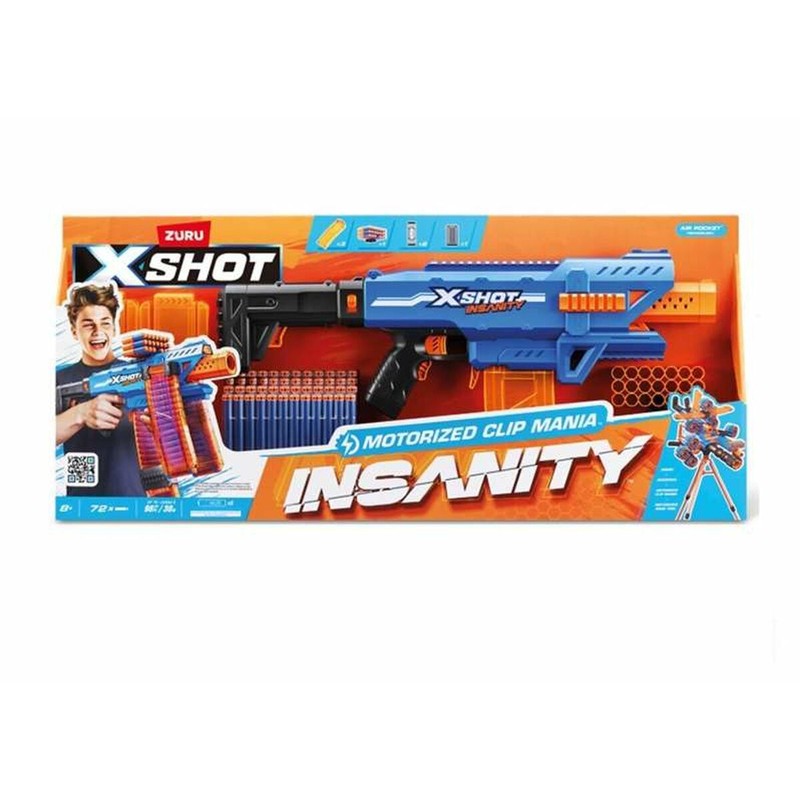 Pistola de Dardos X-Shot Insanity: ¡Juegos Figuras Acción Niños! - Compra online en MegaJuguetes