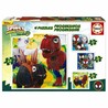 Puzzles infantiles Educa Dino Spidey 12 piezas para niños 3 años