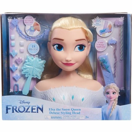 Manualidades Niños: Busto Elsa Frozen Deluxe para Peinar - Compra online en MegaJuguetes
