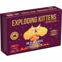 Juego de Mesa Exploding Kittens: Edición Festiva en Francés - Compra online en MegaJuguetes