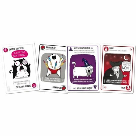 Juego de Mesa Exploding Kittens: Edición Festiva en Francés