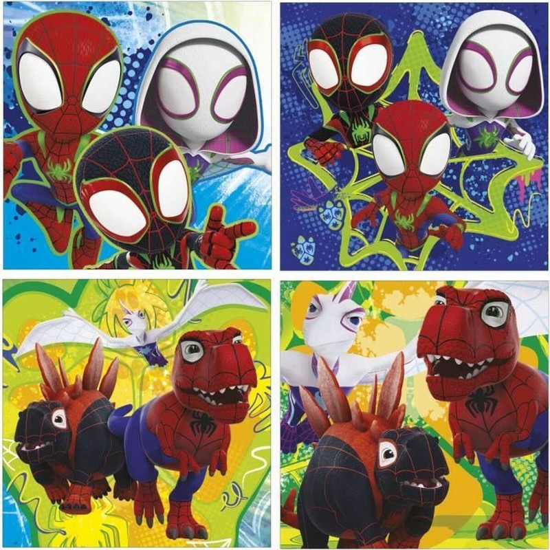 Puzzles progresivos para niños 3 años Educa con temática Spidey