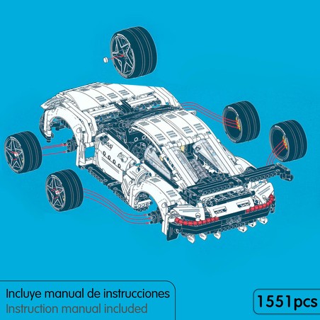 Juguetes Construcción Niños IM Master: Juego 1551 Piezas 2 en 1