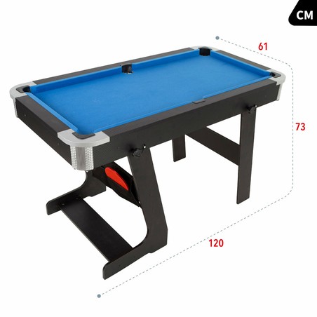Juegos Mesa Niños CB Games: Billar y Ping Pong 2 en 1 Plegable