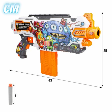 Figuras Acción Niños: Pistola Dardos Eléctrica Colorbaby 4 Unidades