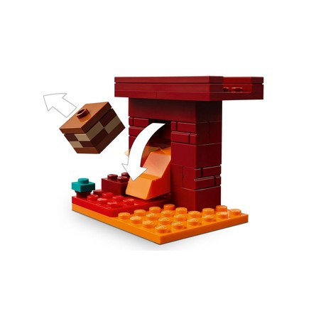 Juguetes Construcción Niños LEGO Minecraft 21266: Aventura Lava Abisal