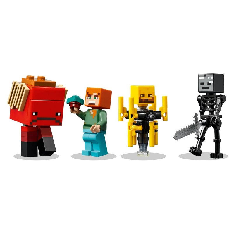 Juguetes Construcción Niños LEGO Minecraft 21266: Aventura Lava Abisal