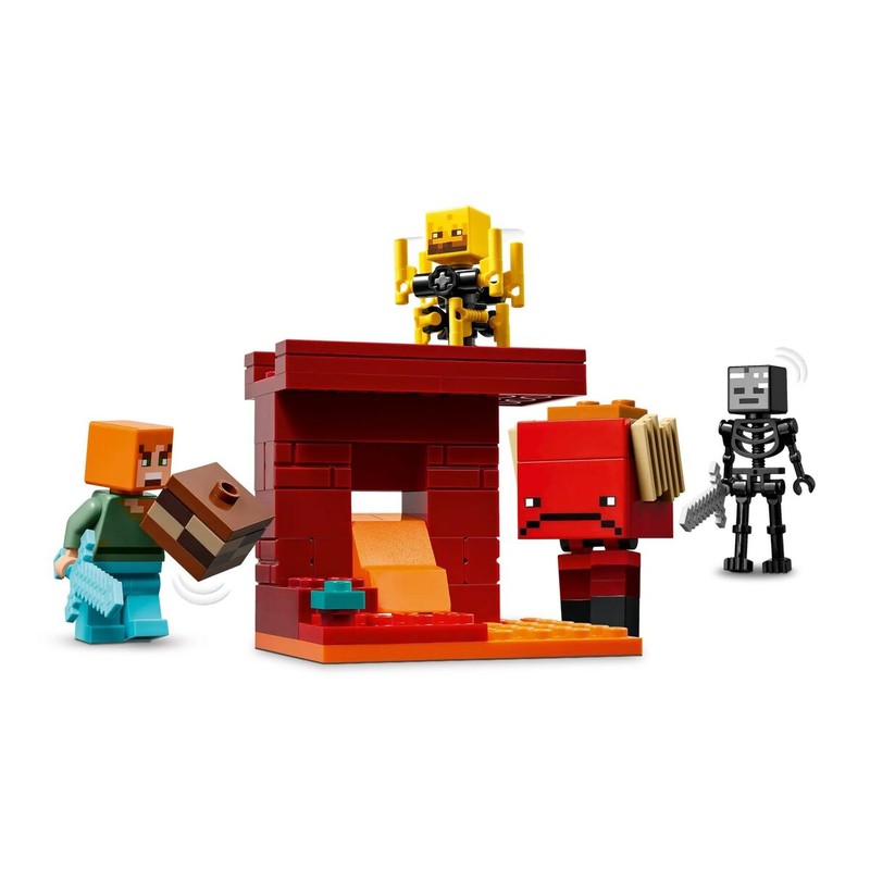 Juguetes Construcción Niños LEGO Minecraft 21266: Aventura Lava Abisal
