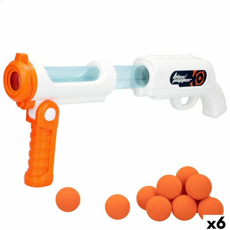 Figuras Acción Niños: Pistola Lanzabolas Colorbaby con 12 Bolas - Compra online en MegaJuguetes