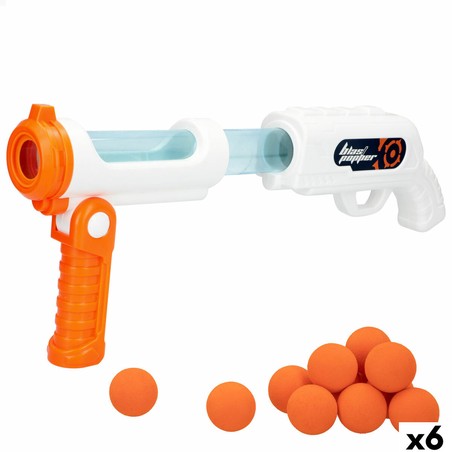 Figuras Acción Niños: Pistola Lanzabolas Colorbaby con 12 Bolas - Compra online en MegaJuguetes