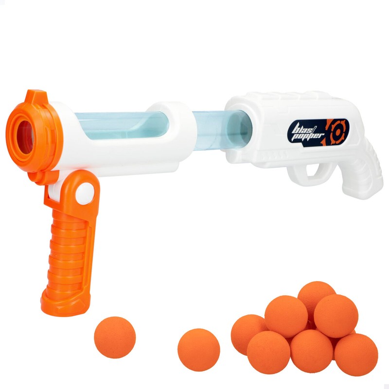 Figuras Acción Niños: Pistola Lanzabolas Colorbaby con 12 Bolas