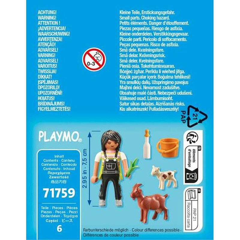 Figuras Acción Niños Playmobil 71759 - Pack 6 Piezas Multicolor