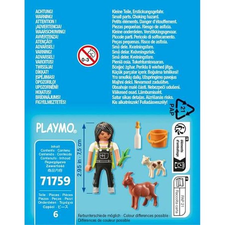 Figuras Acción Niños Playmobil 71759 - Pack 6 Piezas Multicolor