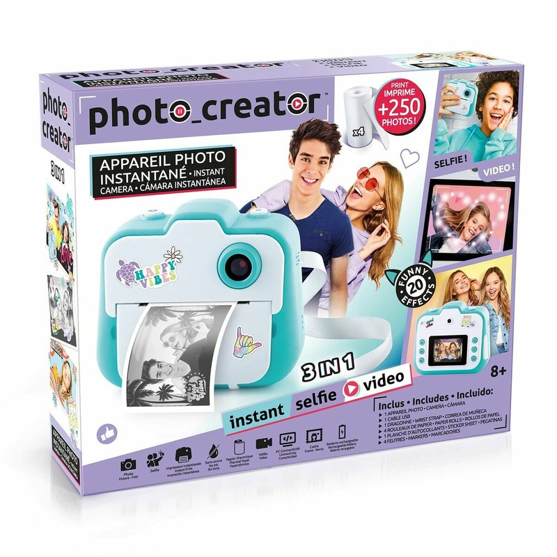 Juguetes Electrónicos Niños: Cámara Instantánea Canal Toys CLK 001
