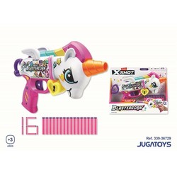 Juguetes Exterior Niños: Pistola de Dardos Zuru X-Shot Blastercorn Unicorn - Compra online en MegaJuguetes 2