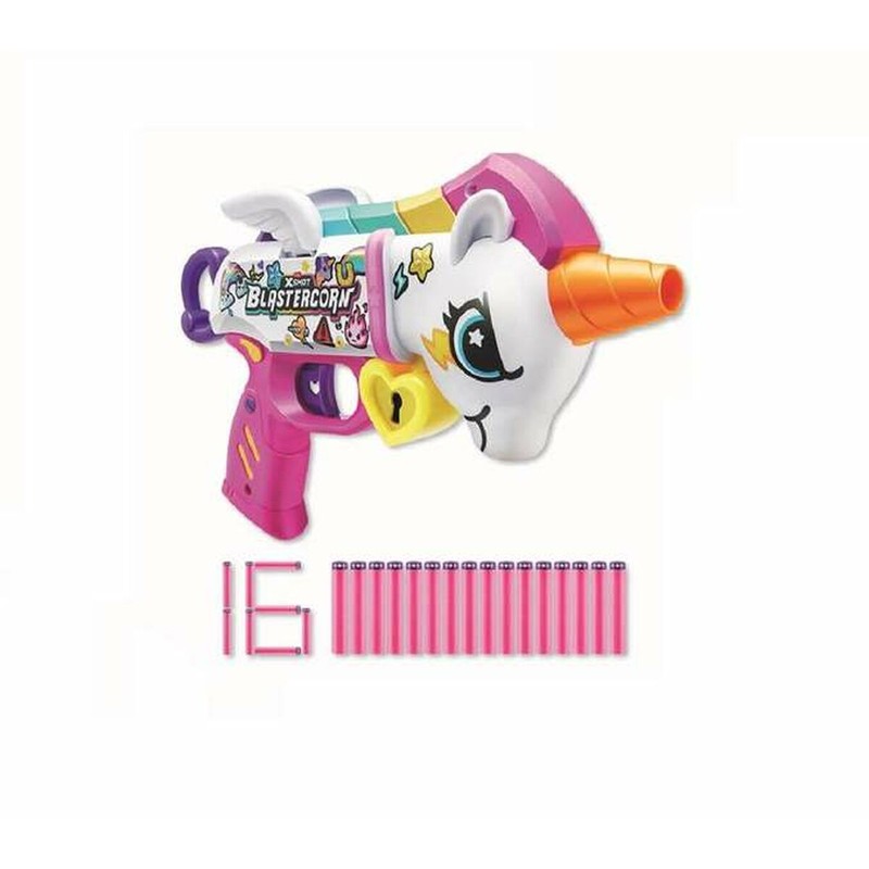 Juguetes Exterior Niños: Pistola de Dardos Zuru X-Shot Blastercorn Unicorn