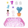 Playset Polly Pocket Dreamland con mini figura y unicornio
