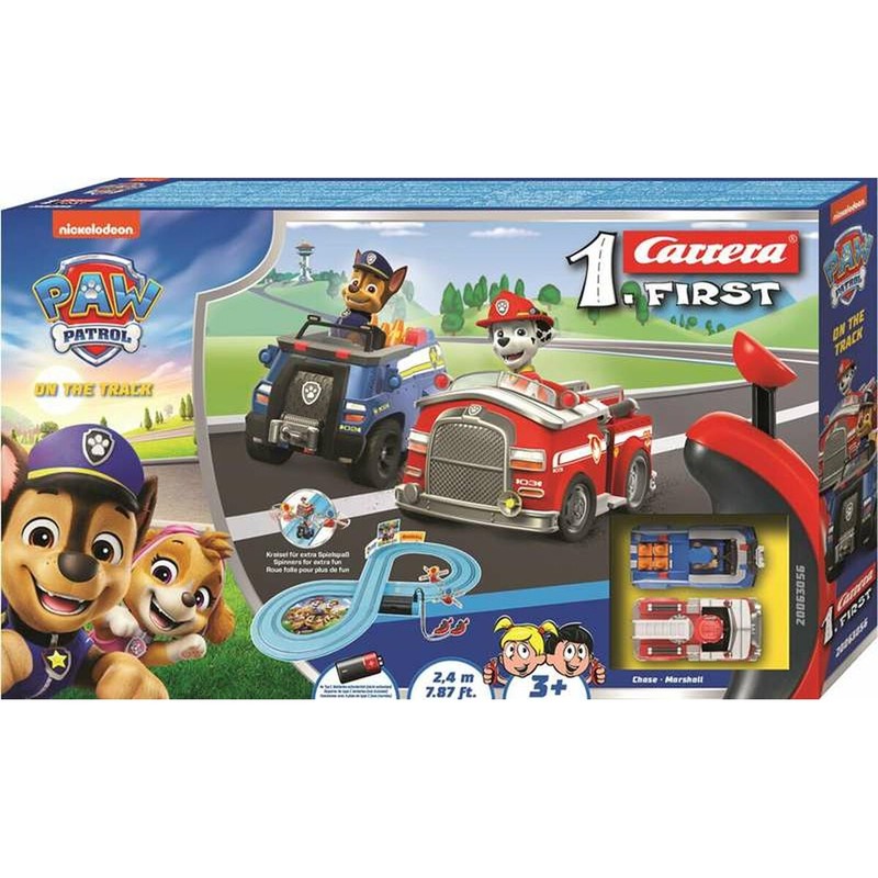 Coches Juguete Niños: Pista de Carreras Paw Patrol First Race 2,4m - Compra online en MegaJuguetes