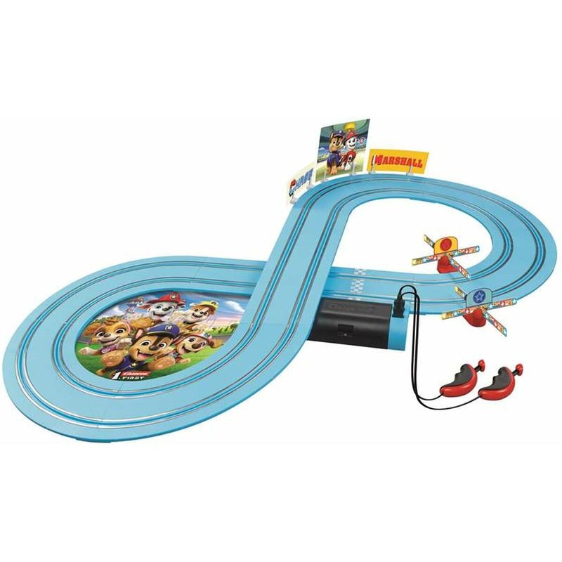 Coches Juguete Niños: Pista de Carreras Paw Patrol First Race 2,4m