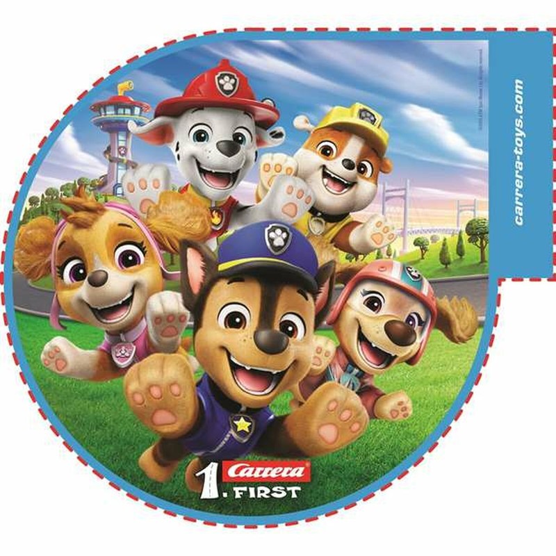 Coches Juguete Niños: Pista de Carreras Paw Patrol First Race 2,4m
