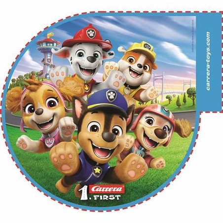 Coches Juguete Niños: Pista de Carreras Paw Patrol First Race 2,4m