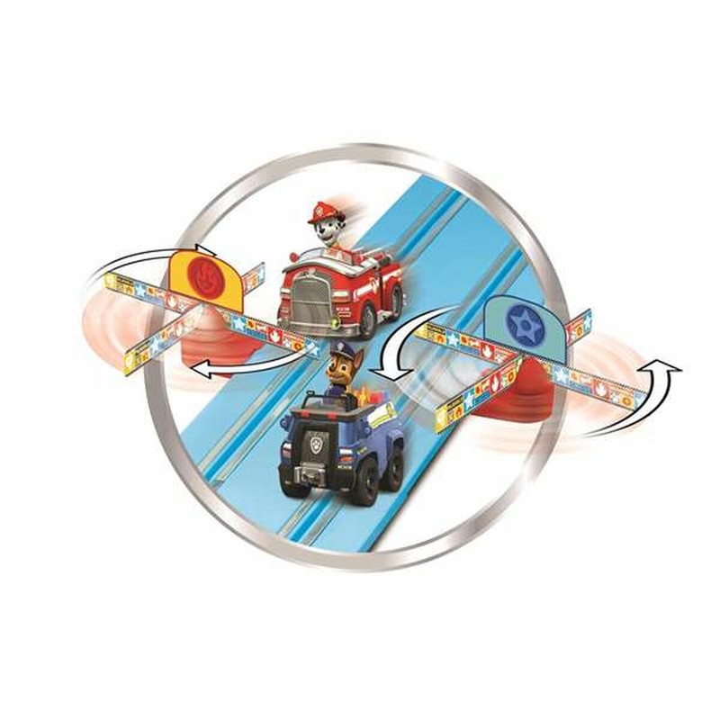 Coches Juguete Niños: Pista de Carreras Paw Patrol First Race 2,4m