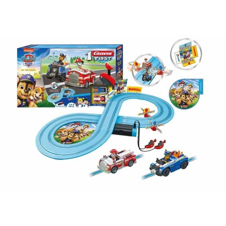 Coches Juguete Niños: Pista de Carreras Paw Patrol First Race 2,4m