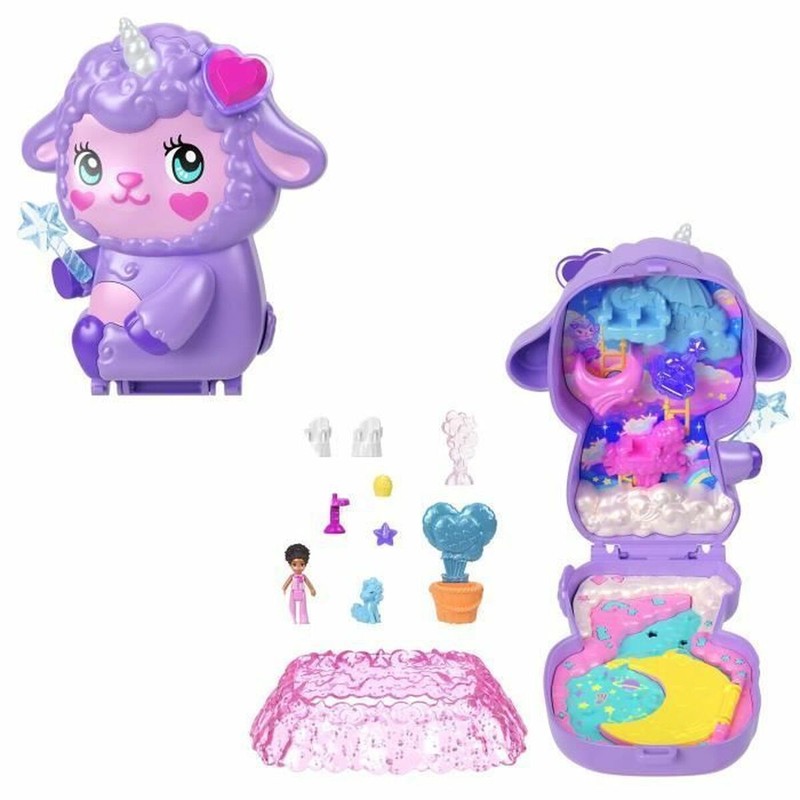 Caja del set de mini muñecas Polly Pocket ideal para regalo