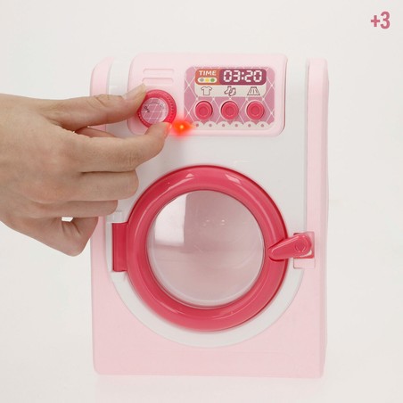 Juego Simbólico Niños: Lavadora de Juguete Realista con Luz y Sonido