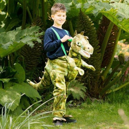 Disfraces Niños Dinosaurio Verde 4-6 años