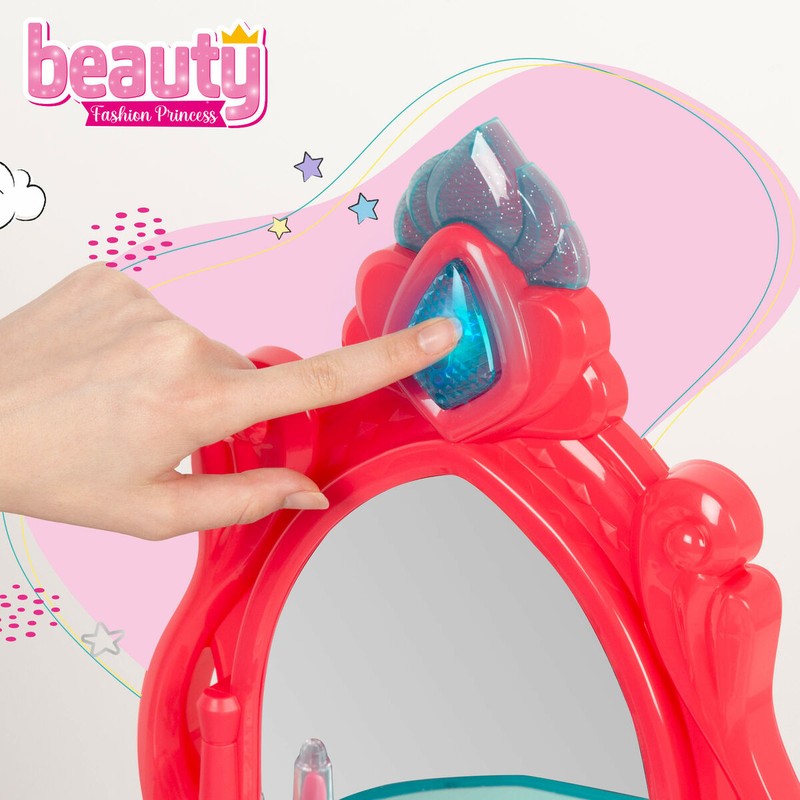 Juego Simbólico Niños: Tocador Infantil con Luz y Sonido BigBuy Kids (2 Unidades)