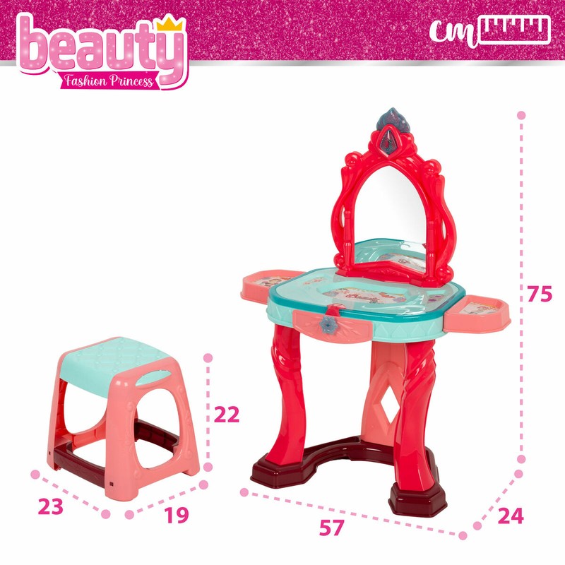 Juego Simbólico Niños: Tocador Infantil con Luz y Sonido BigBuy Kids (2 Unidades)