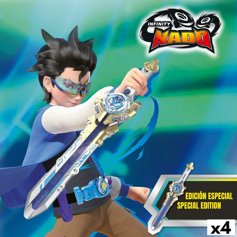 Peonza Infinity Nado (4 Unidades) - Juego de Batalla