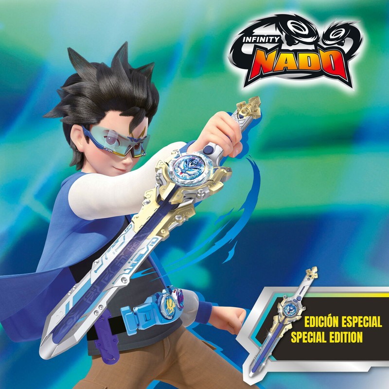 Peonza Infinity Nado (4 Unidades) - Juego de Batalla
