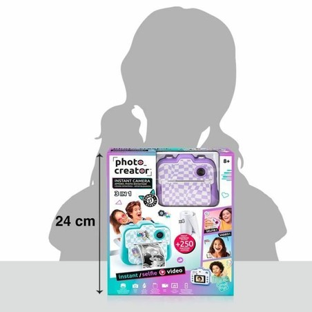 Bloques construcción infantiles - Cámara Digital Creator con pantalla